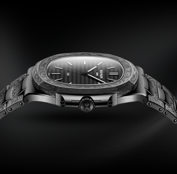 Patek Philippe Nautilus Black with Box & Bag - Image 2